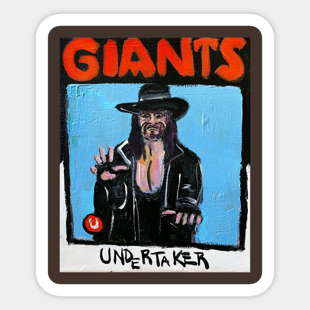 Undertaker Sticker by ElSantosWorld